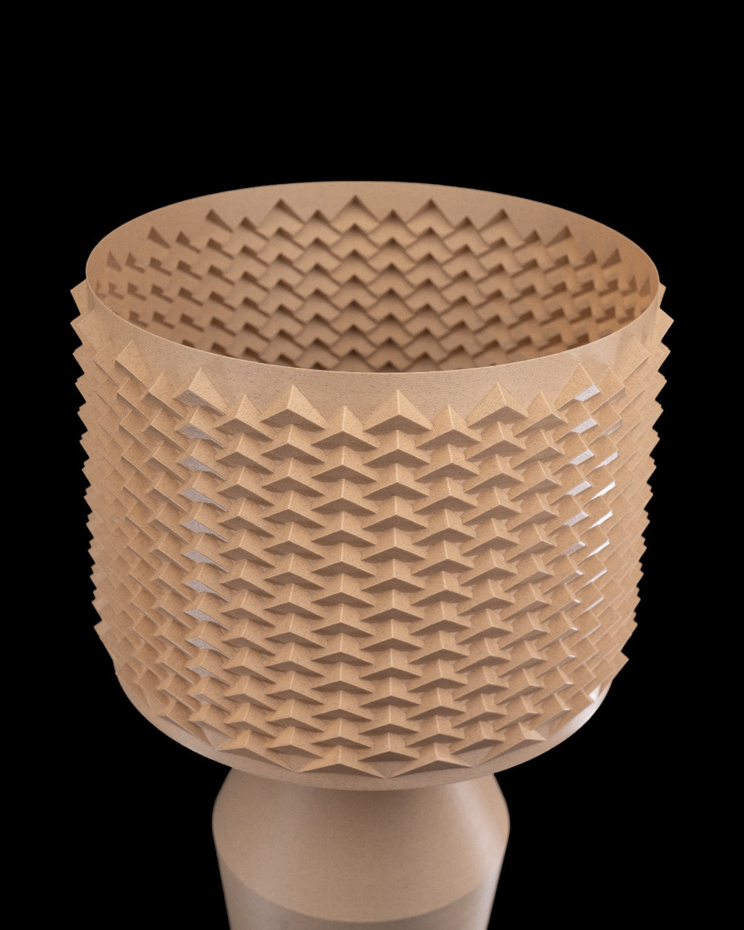 Pointy-modern desk lamp